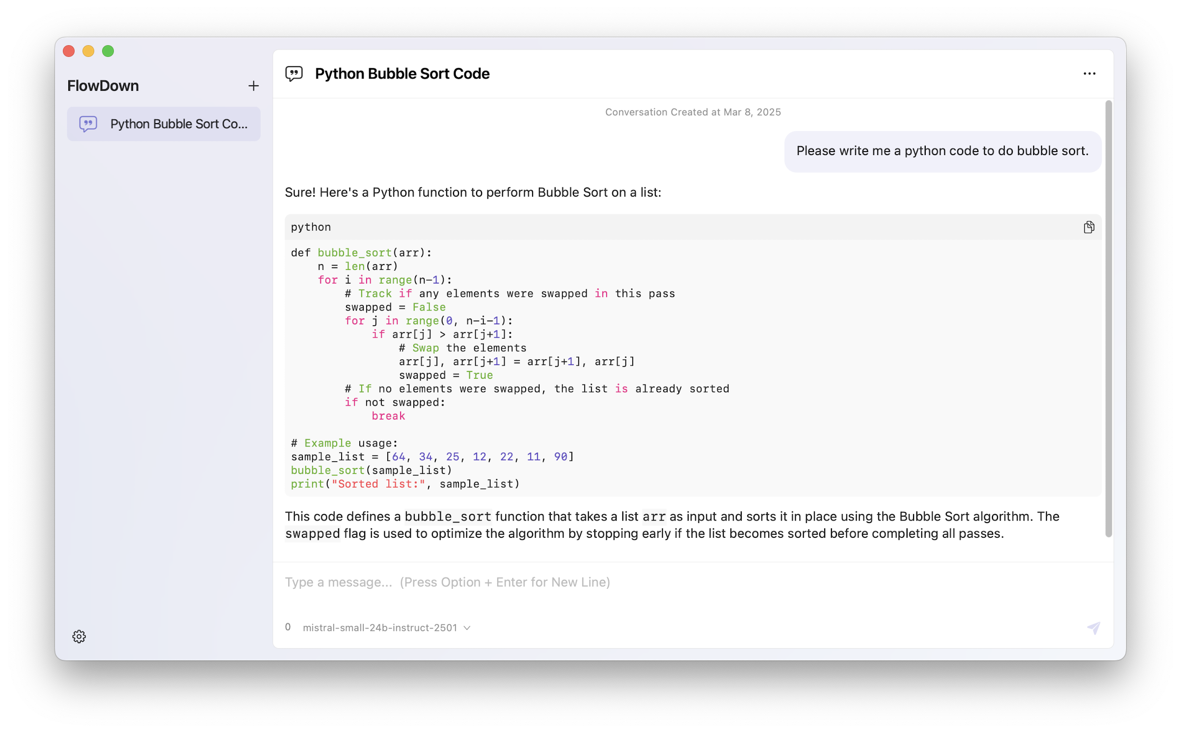 FlowDown Community App Screenshot